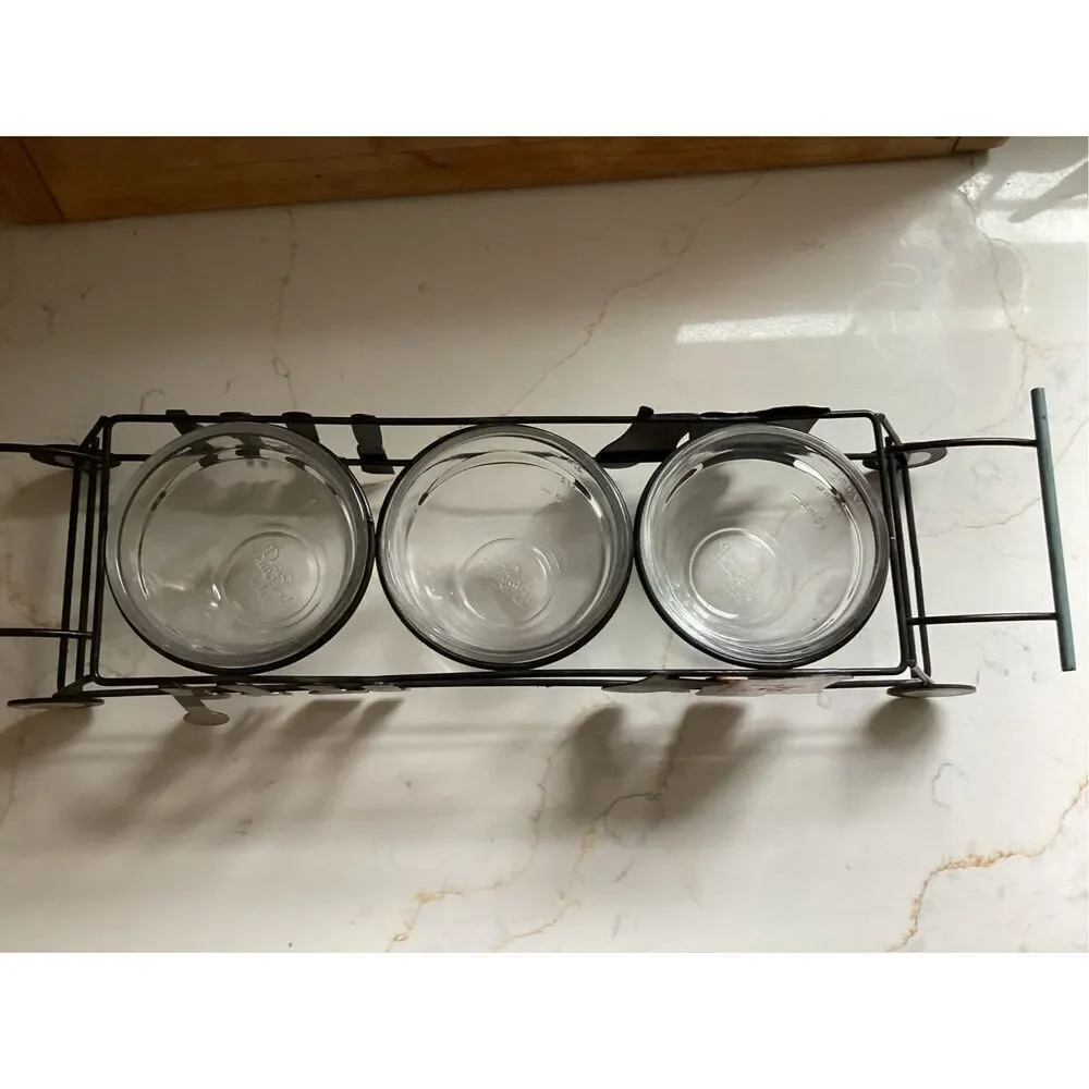 Pier One Barbecue Condiment Serving Set 16”x4”x5”